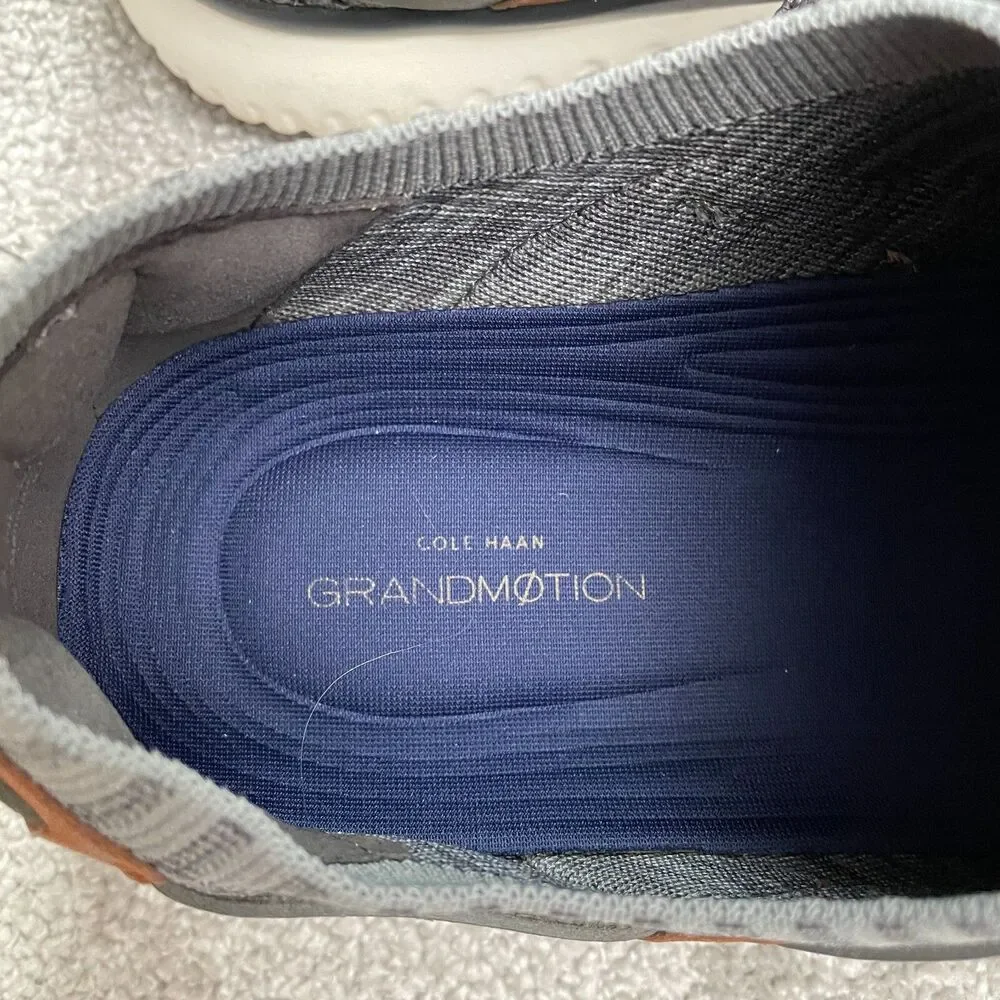 Cole Haan x Grand.Os Woven Grand Motion Sneaker Shoes Mens 12M Gray Knit Leather